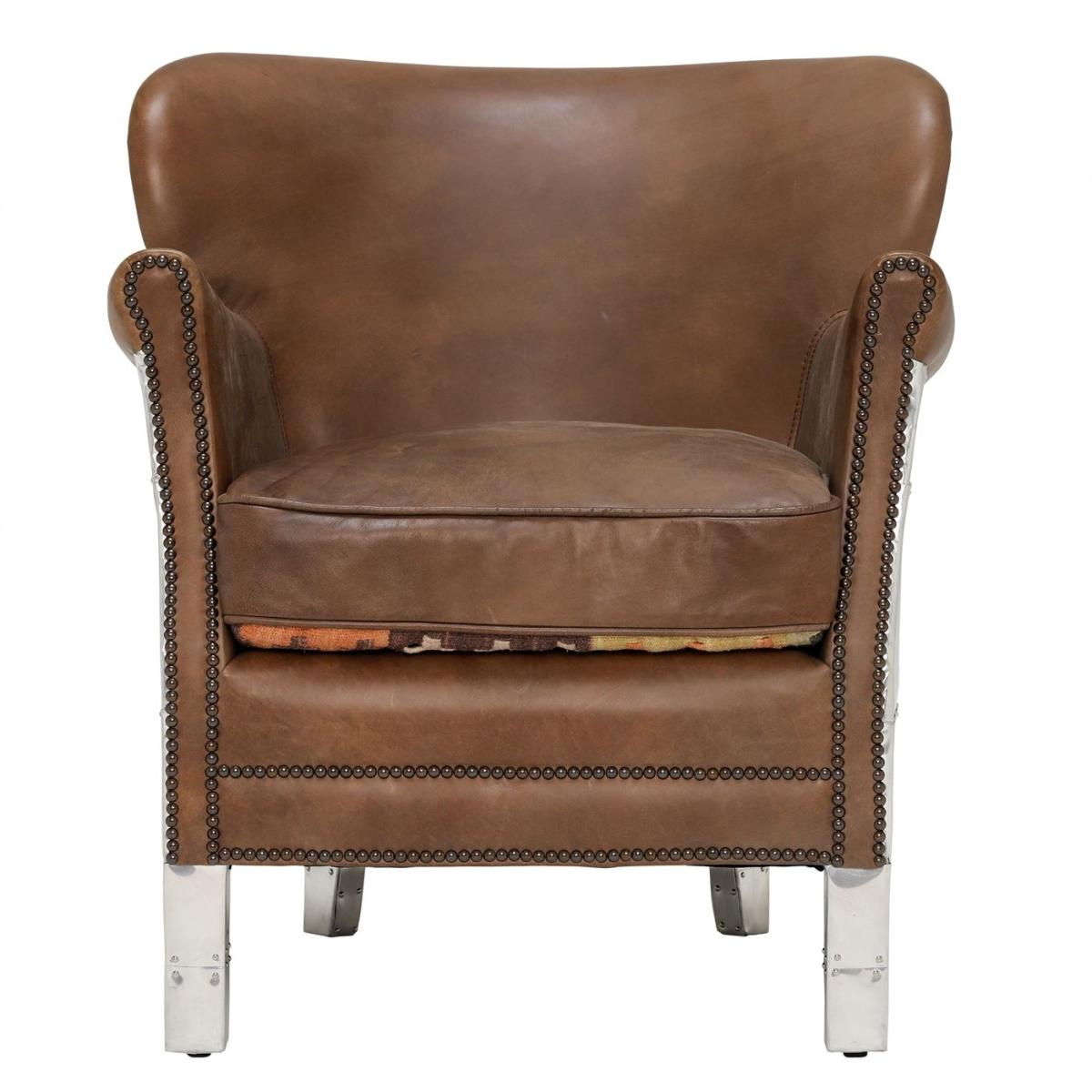 Timothy Oulton Professor Armchair, Brown Leather | Barker & Stonehouse – image 2