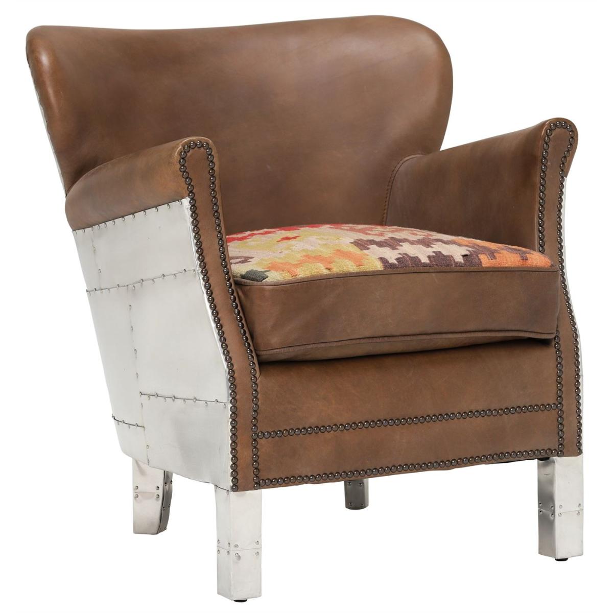 Timothy Oulton Professor Armchair, Brown Leather | Barker & Stonehouse – image 3