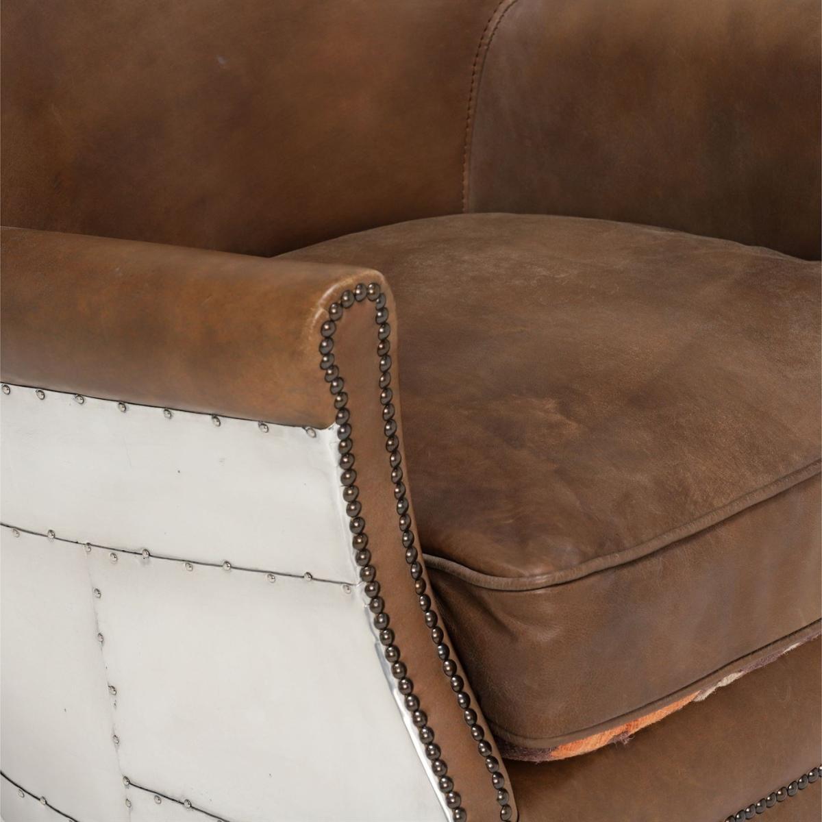 Timothy Oulton Professor Armchair, Brown Leather | Barker & Stonehouse – image 4