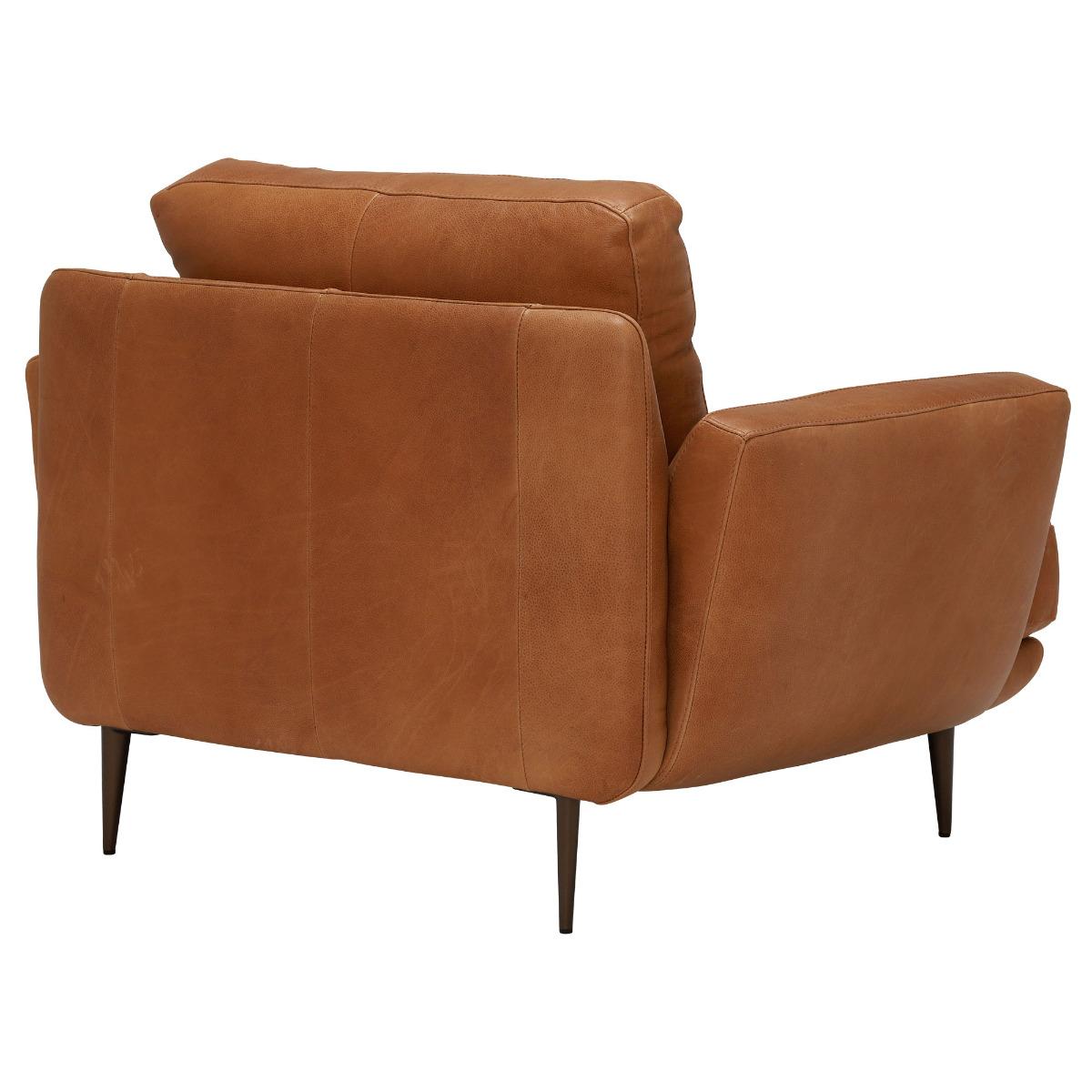 Pax Leather Maxi Armchair, Brown | Barker & Stonehouse – image 5
