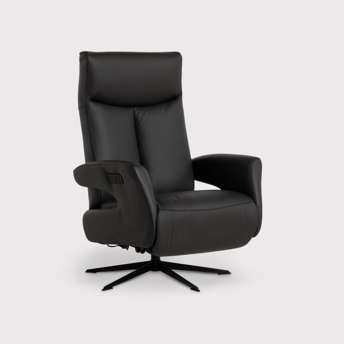 Sander Dual Motor Electric Reclining Recliner Chair, Brown | Barker & Stonehouse – image 2