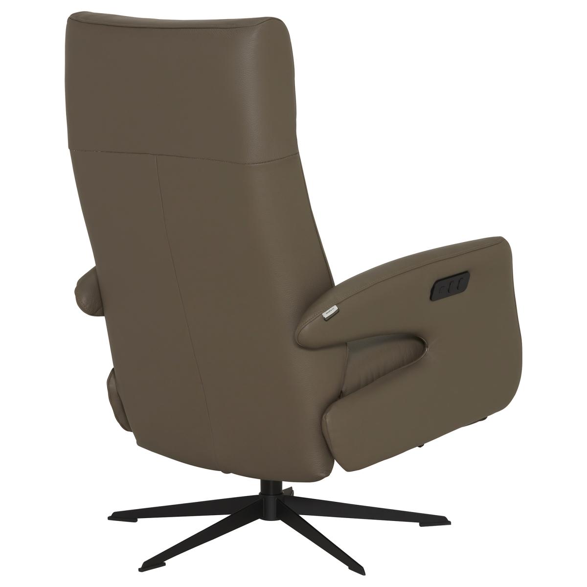 Sander Dual Motor Electric Reclining Recliner Chair, Brown | Barker & Stonehouse – image 12
