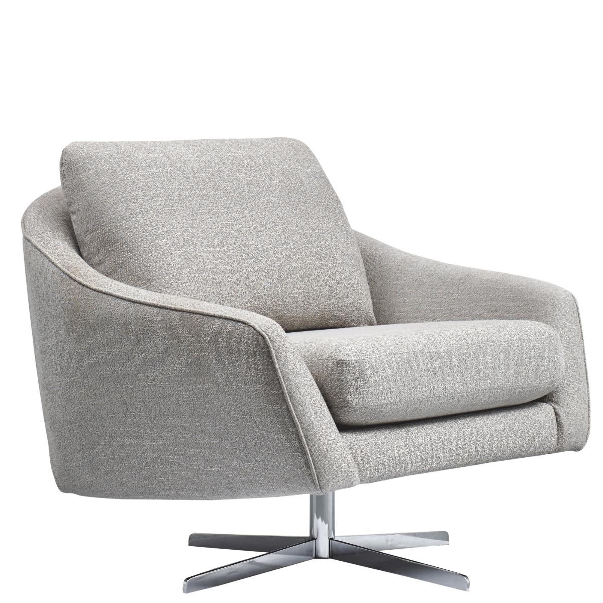 Alessi Lounge Swivel Armchair Fabric | Barker & Stonehouse – image 4