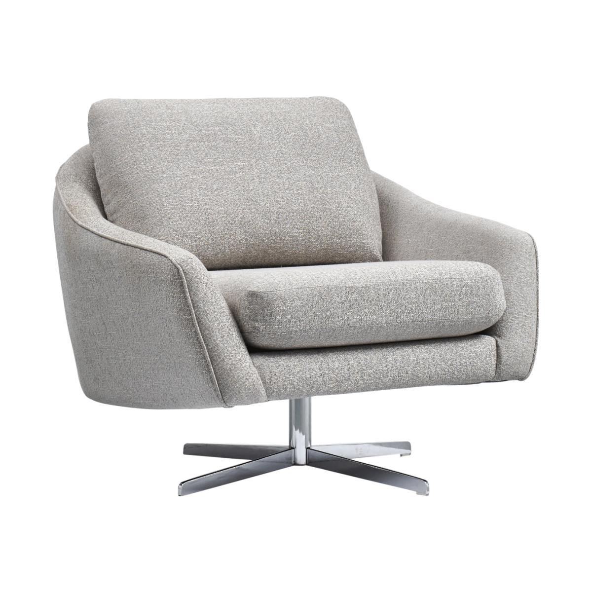 Alessi Lounge Swivel Armchair Fabric | Barker & Stonehouse – image 1