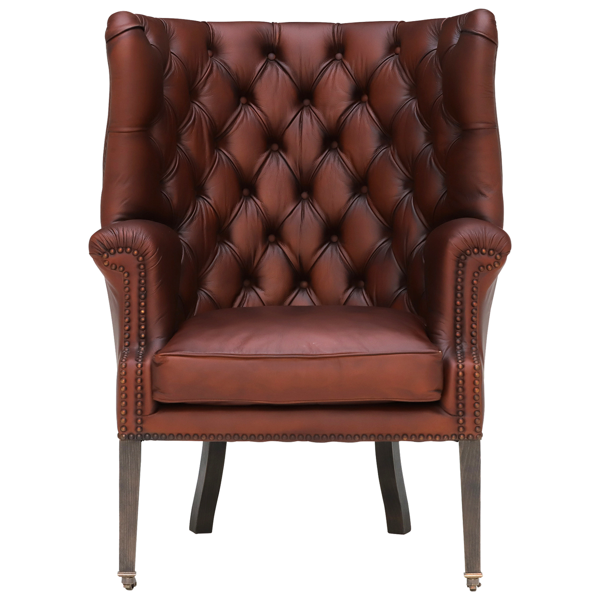 Swithun Leather Armchair, Caramel Café Matt – image 3