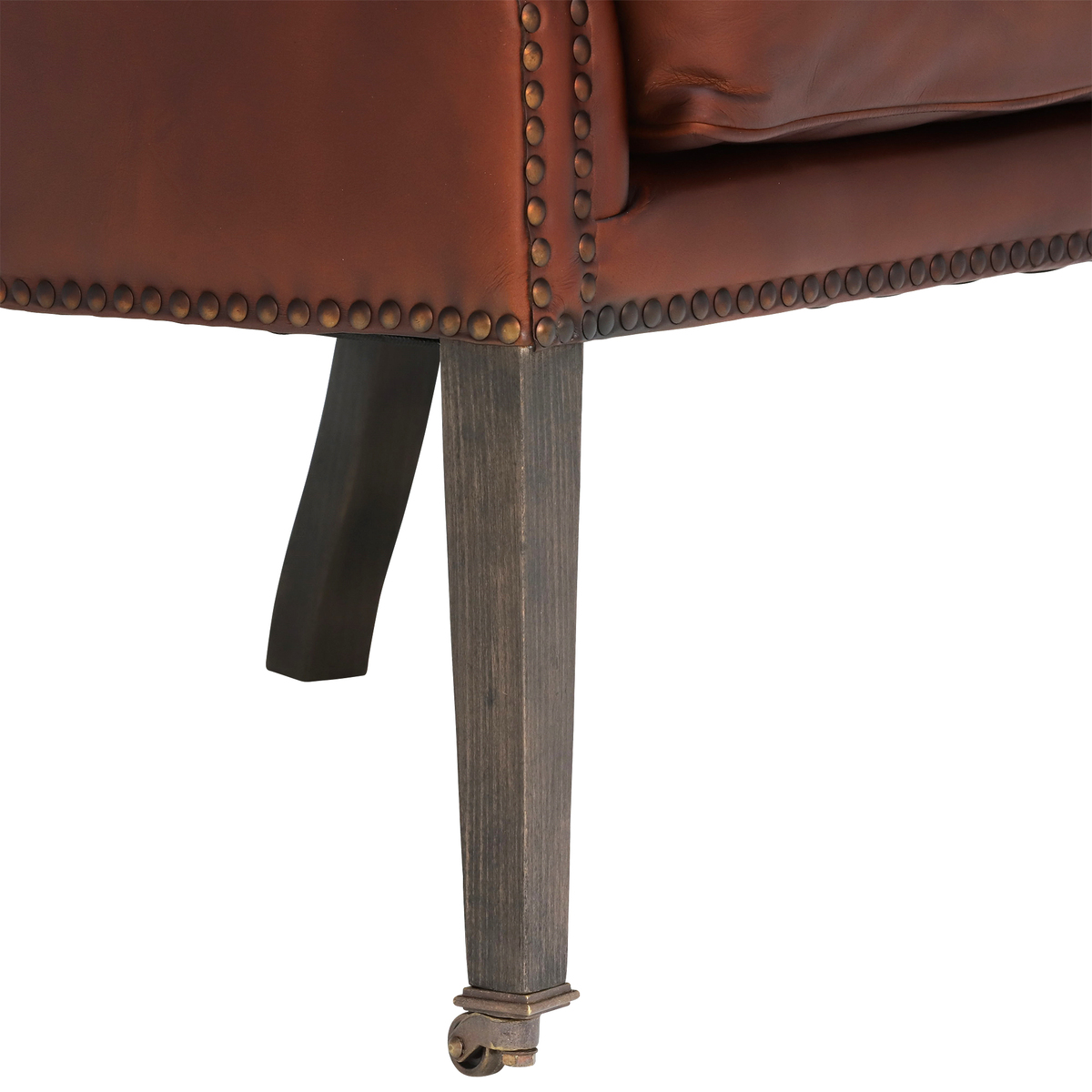 Swithun Leather Armchair, Caramel Café Matt – image 5