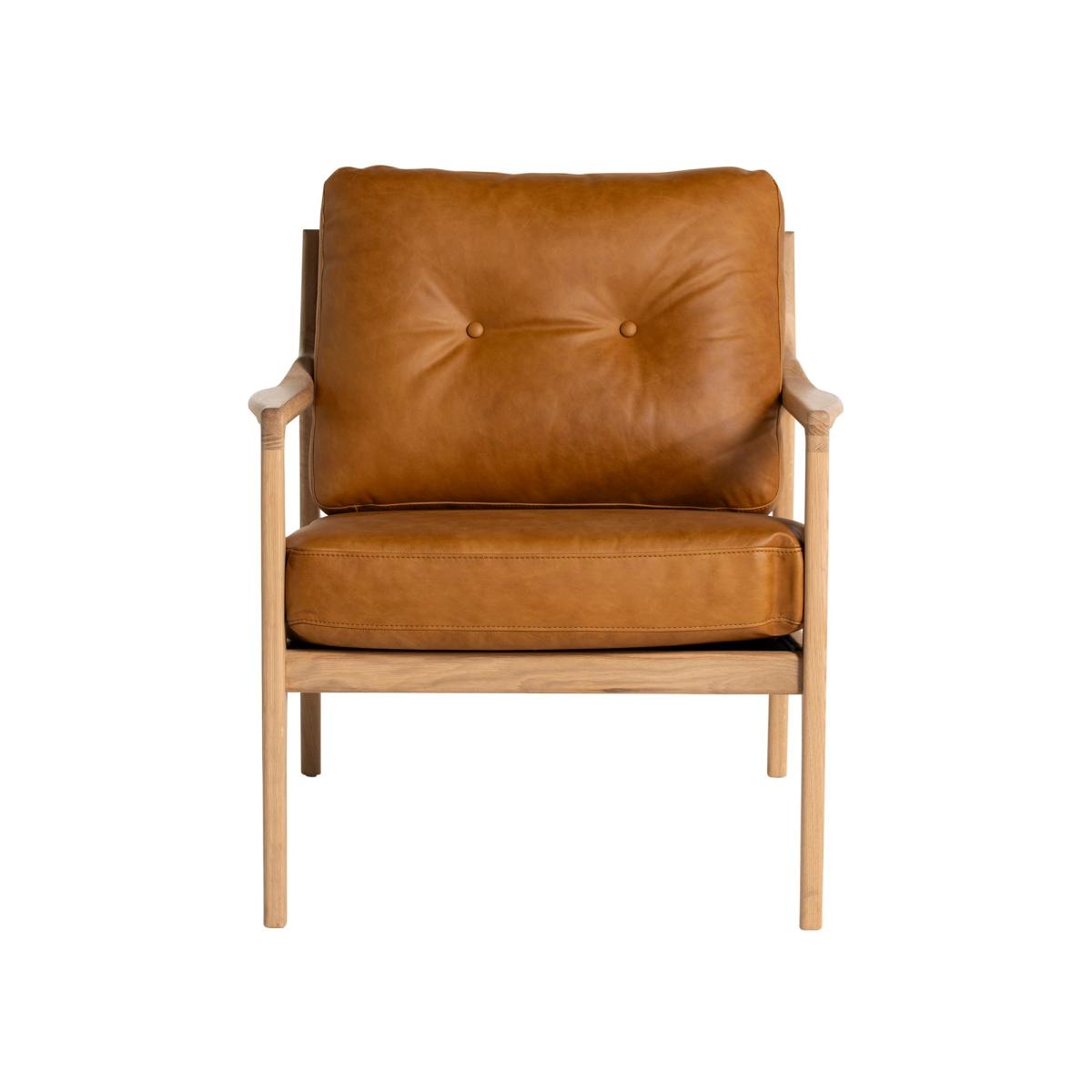 Hamish Lounge Armchair, Brown | Barker & Stonehouse – image 2