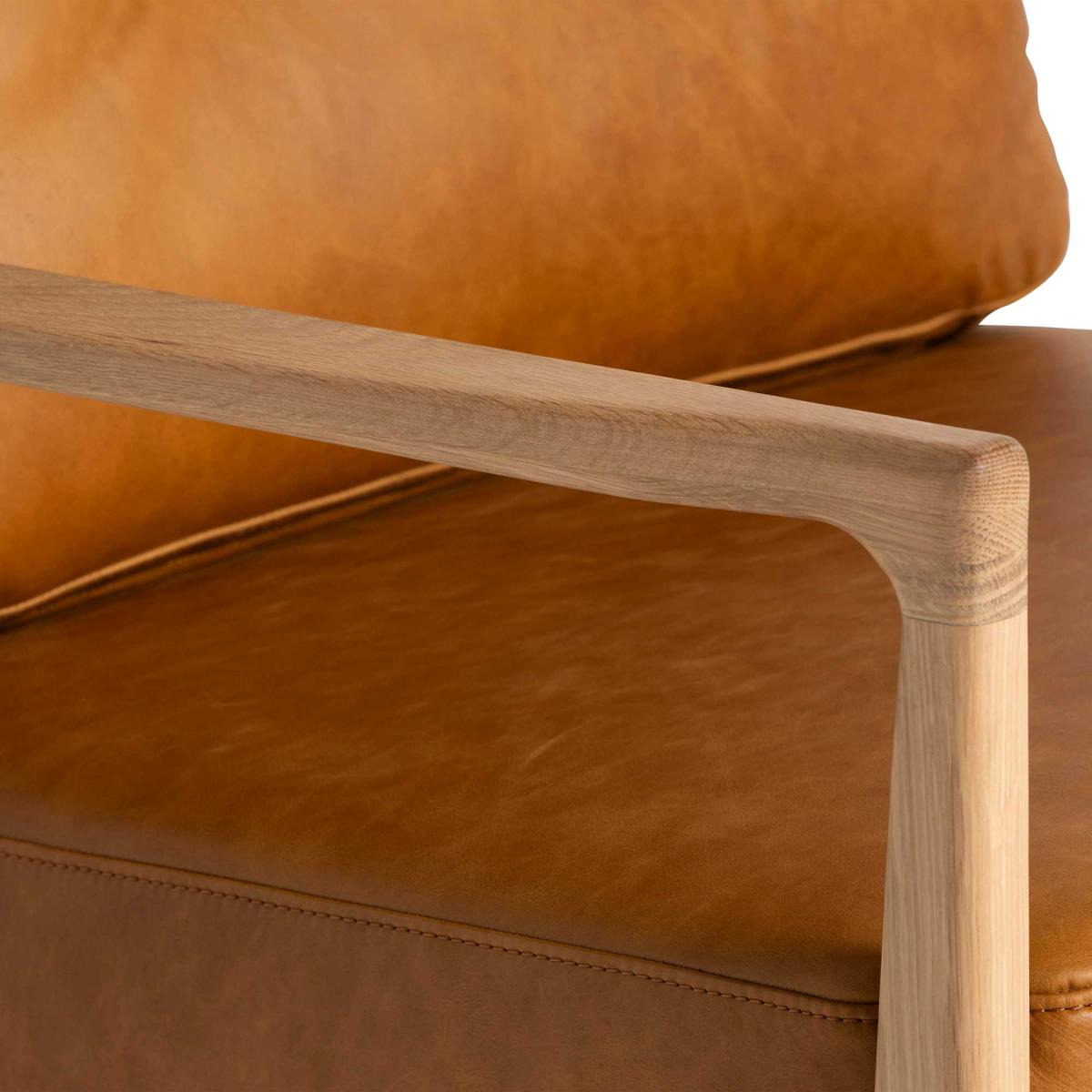 Hamish Lounge Armchair, Brown | Barker & Stonehouse – image 4