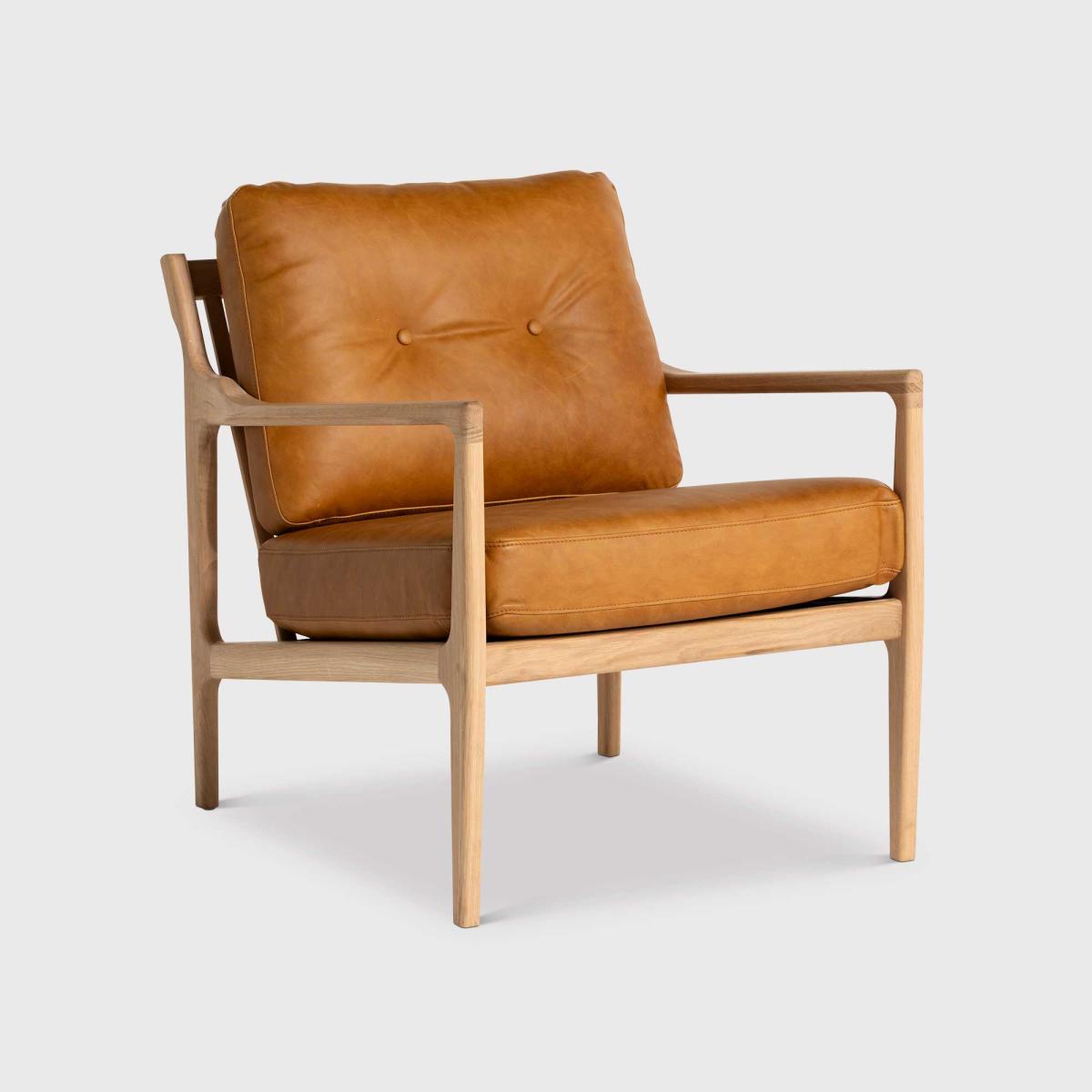 Hamish Lounge Armchair, Brown | Barker & Stonehouse – image 1
