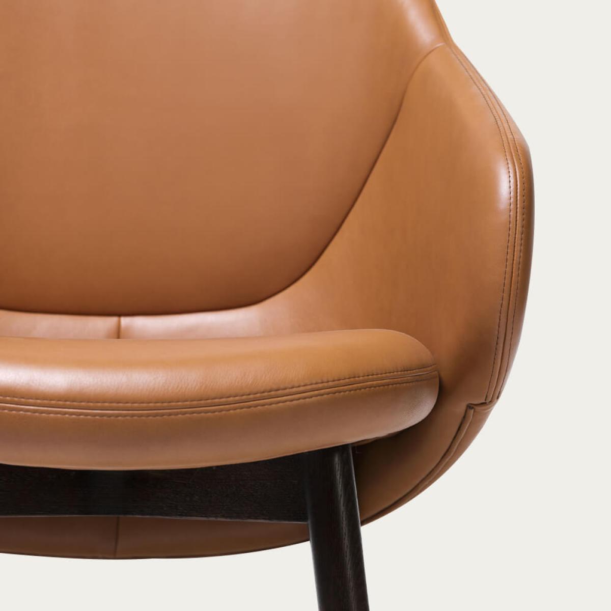Brown Albu Lounge Armchair – image 3
