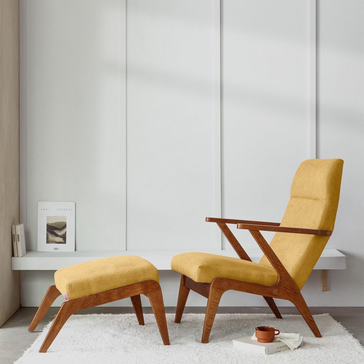 Yellow Apollo Lounge Chair Classic Line – image 2