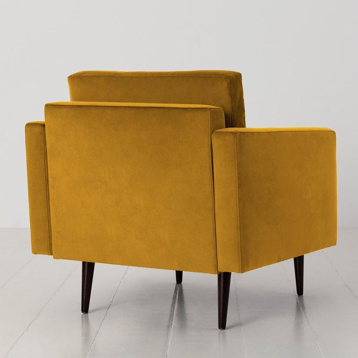Mustard Model 01 Velvet Armchair – image 5