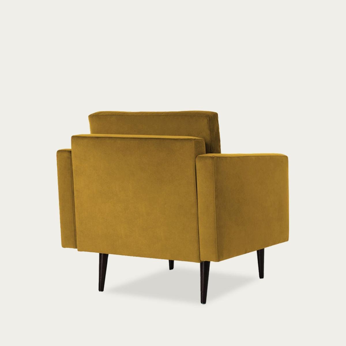 Mustard Model 01 Velvet Armchair – image 7