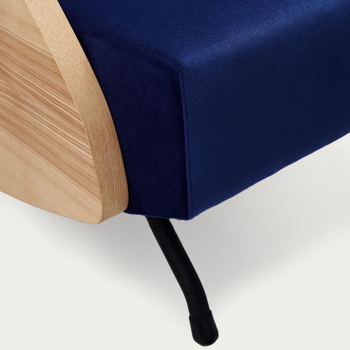 King Blue R360 Velvet Armchair - Ash – image 2
