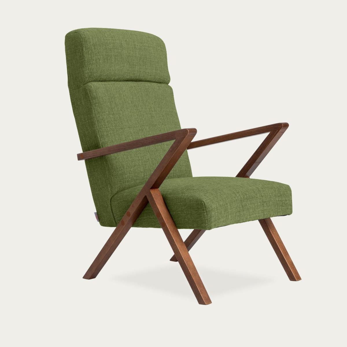 Moss Green Retrostar Lounge Chair Facility Line – image 5
