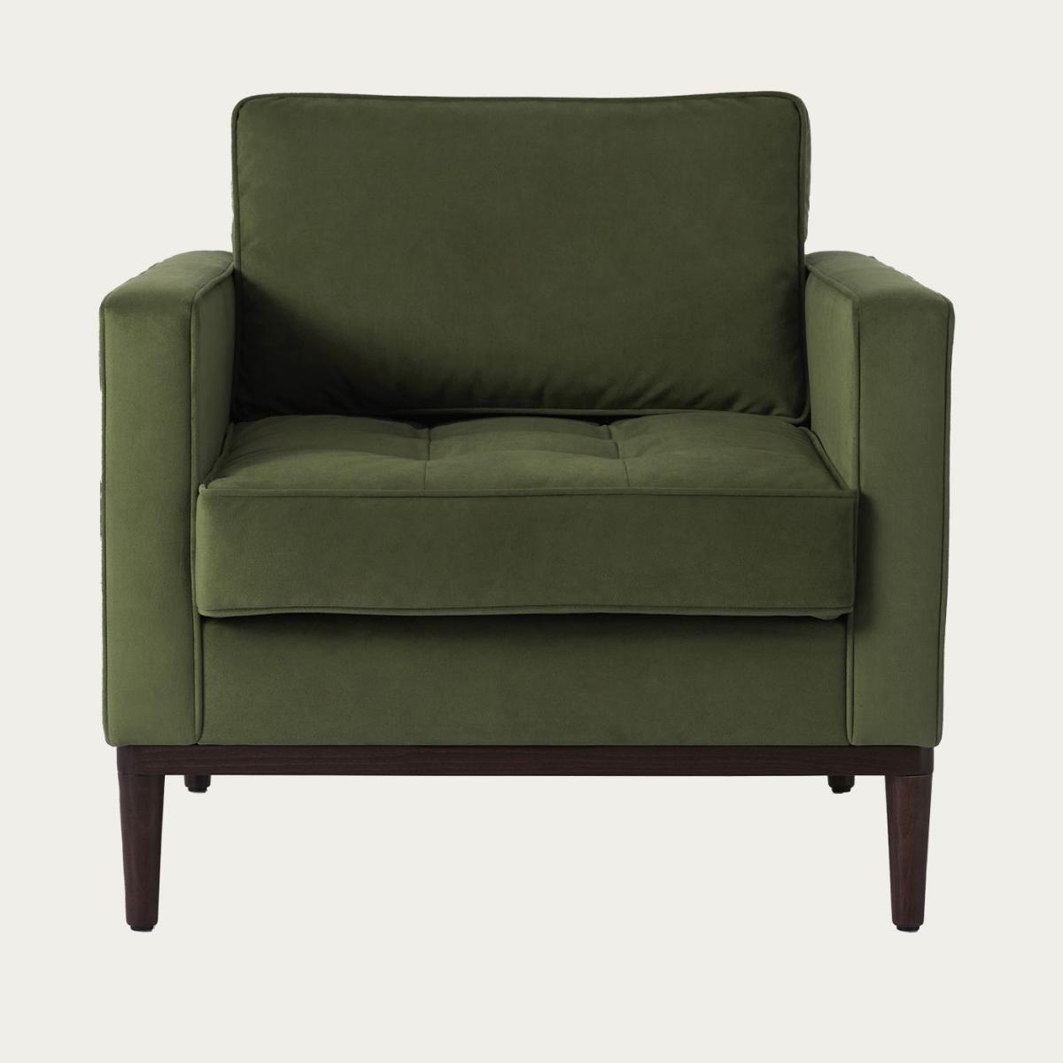 Vine Model 02 Velvet Armchair