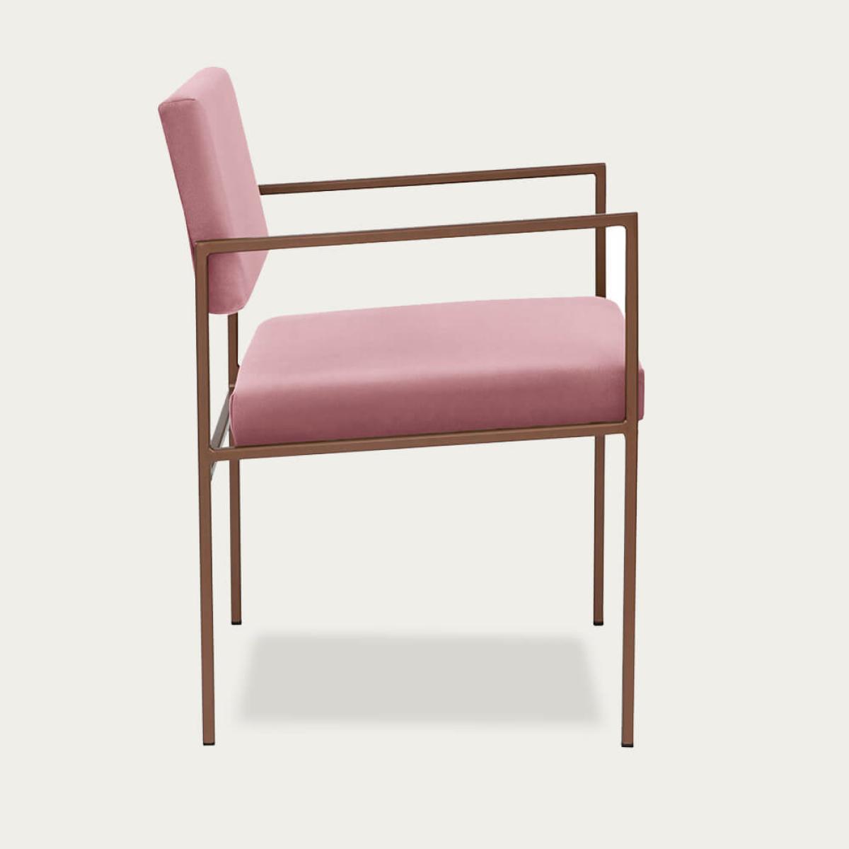 Rosa Cube Armchair Copper