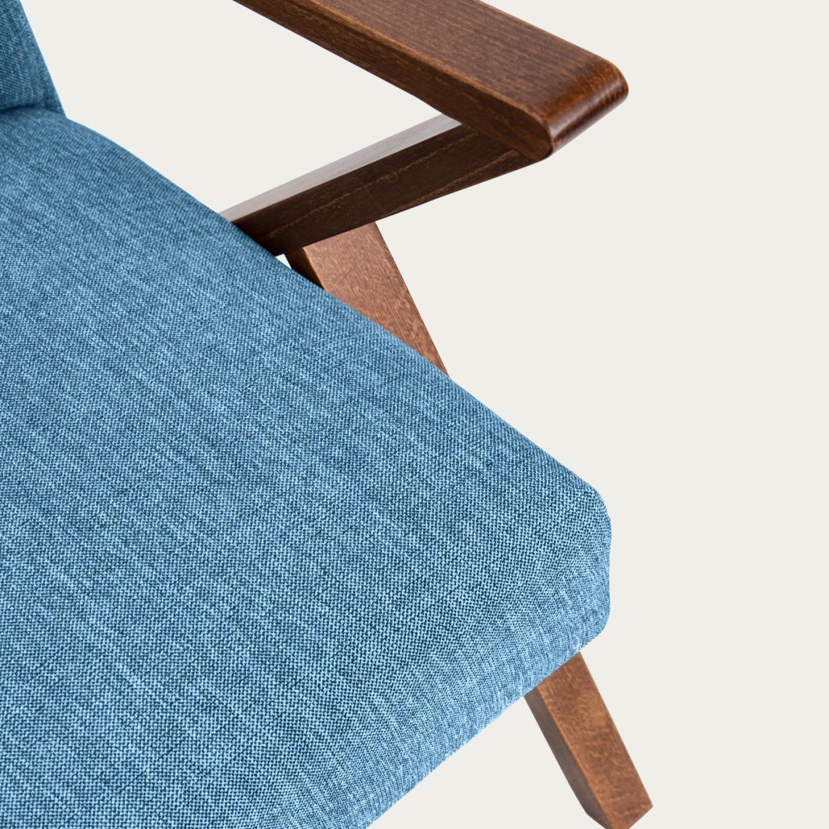 Denim Blue Retrostar Lounge Chair Facility Line – image 3