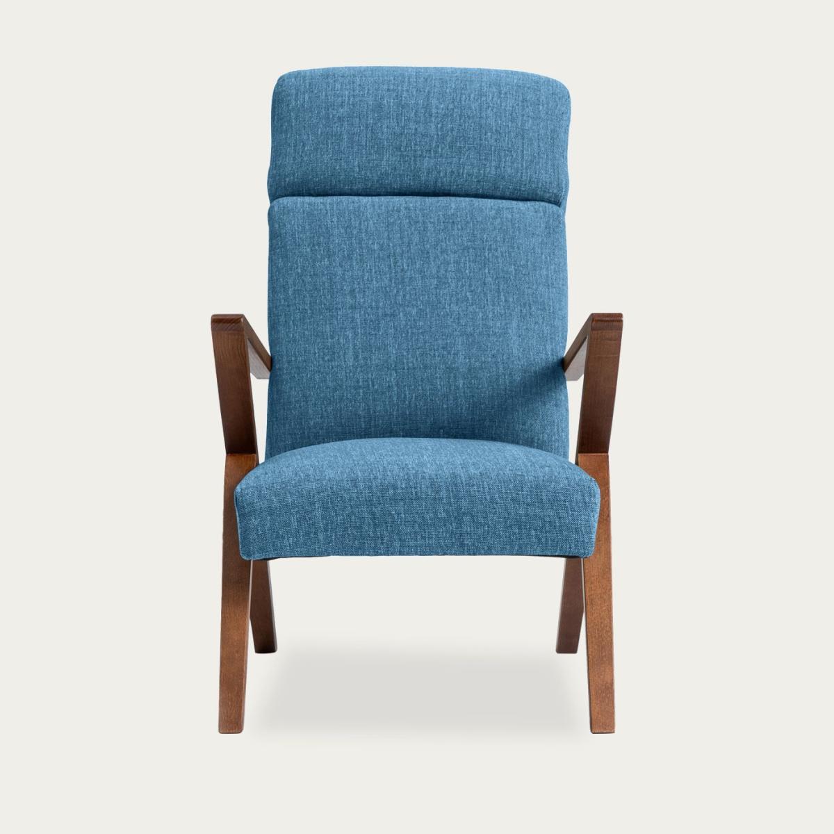 Denim Blue Retrostar Lounge Chair Facility Line – image 5