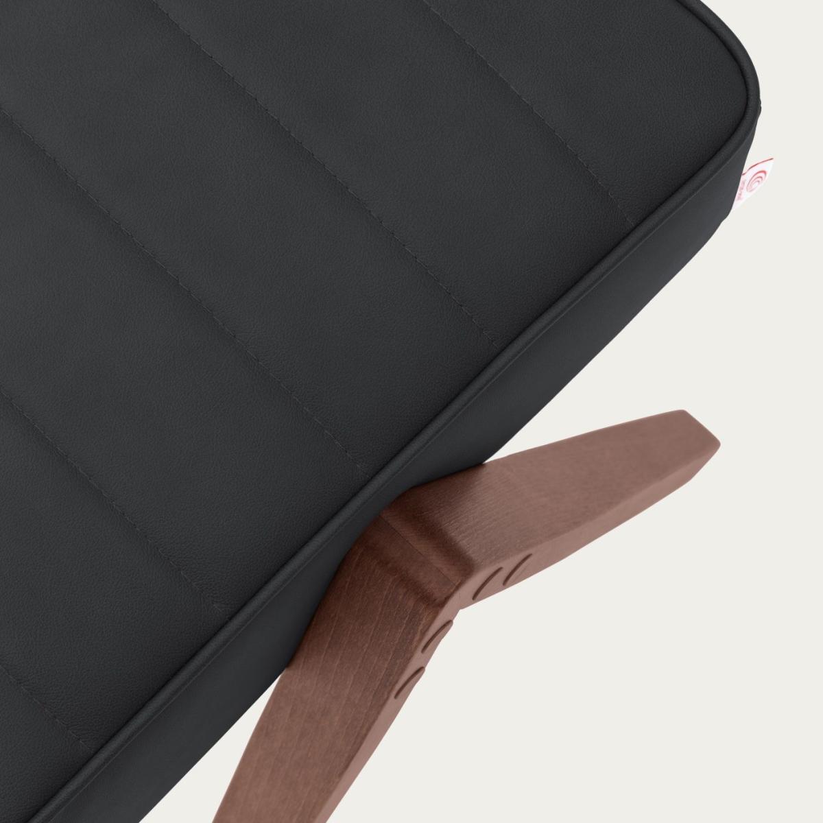 Black Retrostar Footstool Leather – image 5