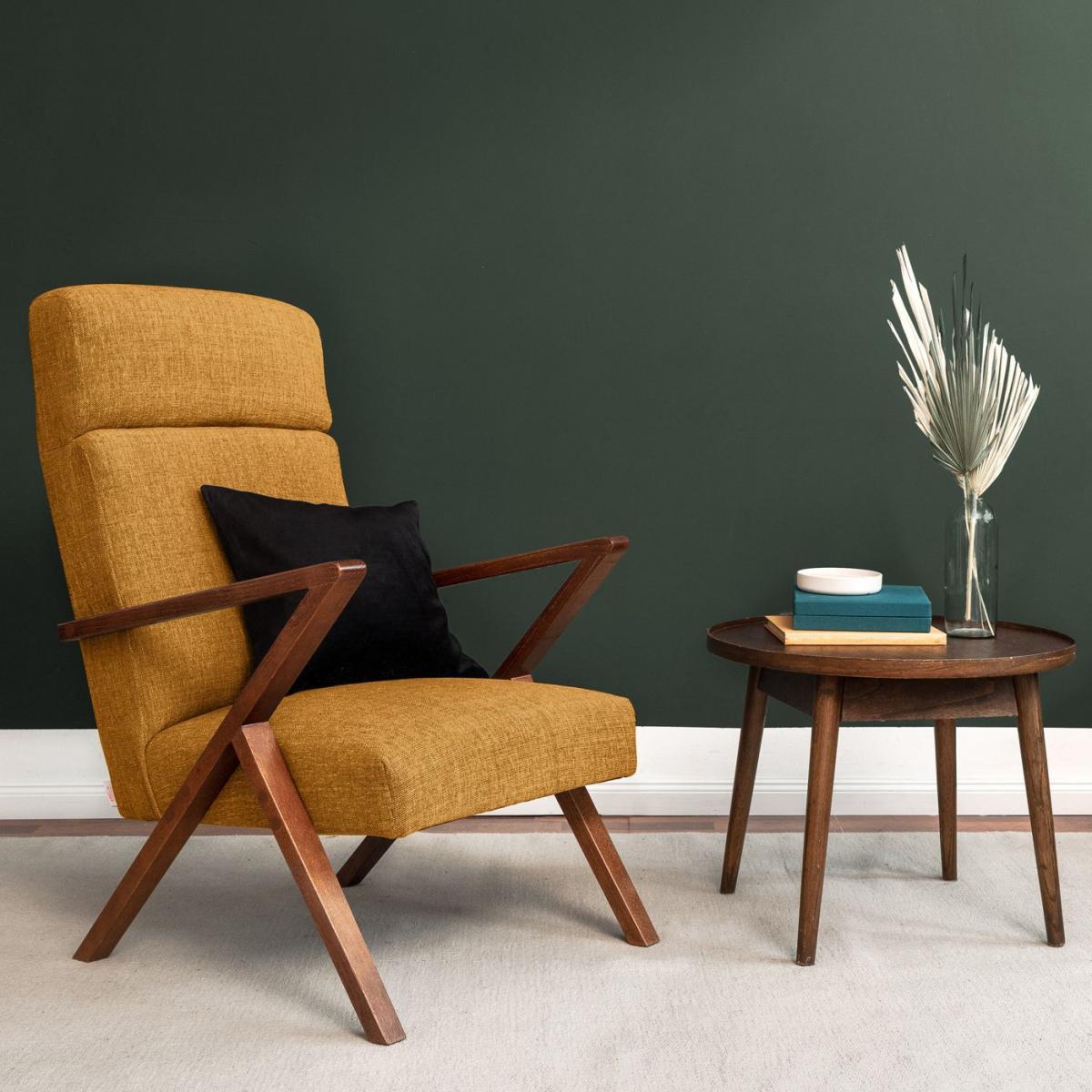 Corn Yellow Retrostar Lounge Chair Facility Line – image 2