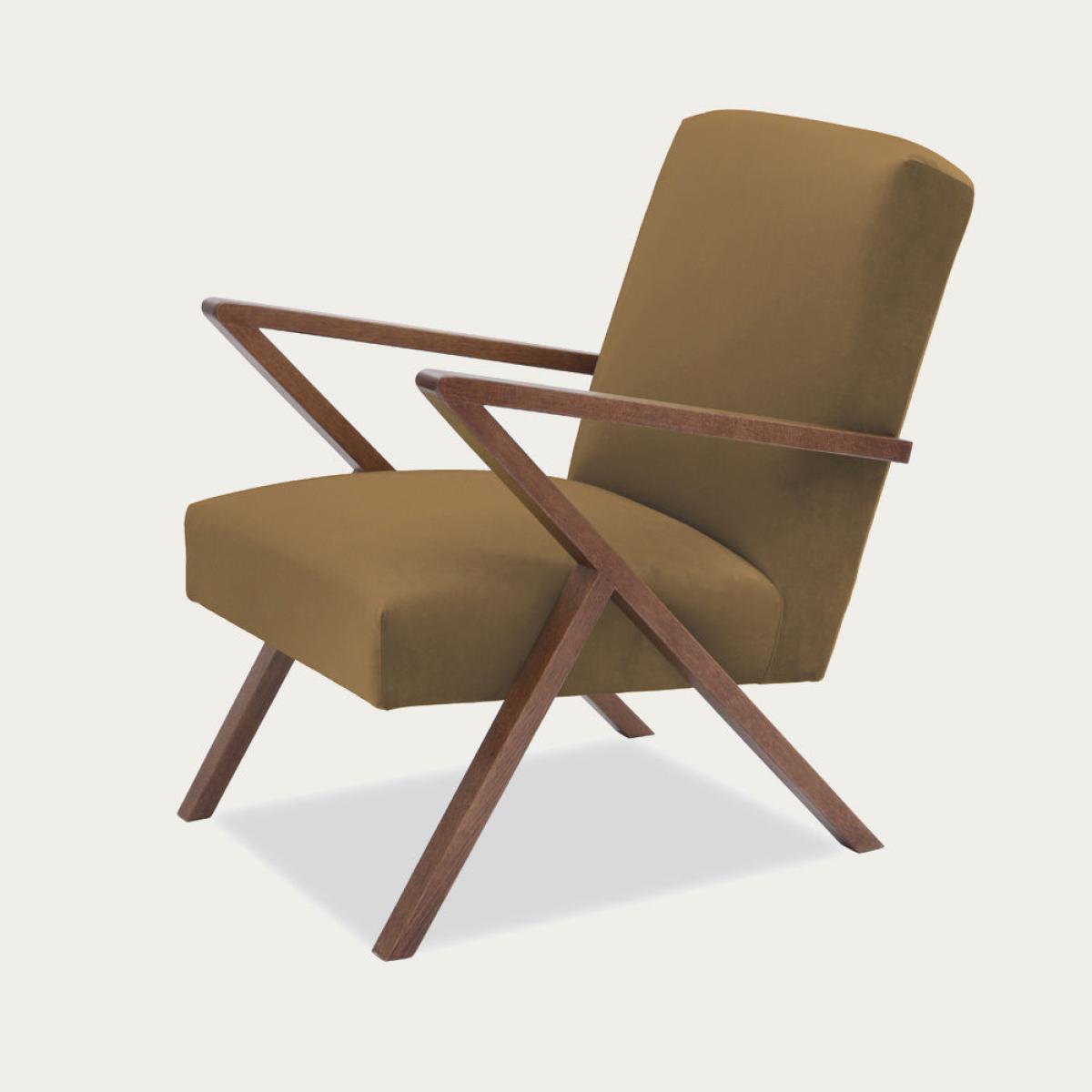 Caramel Retrostar Chair Premium Velvet Line – image 3