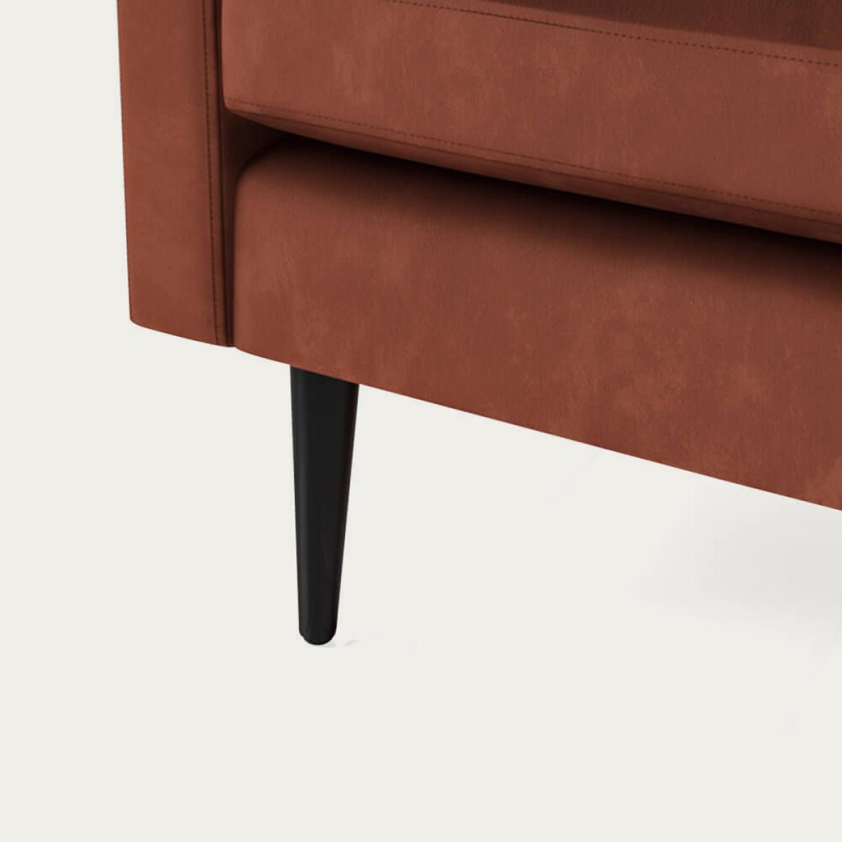 Brick Model 01 Velvet Armchair – image 3
