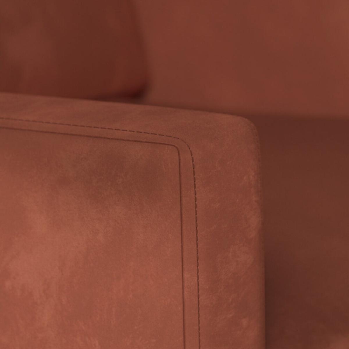 Brick Model 01 Velvet Armchair – image 4