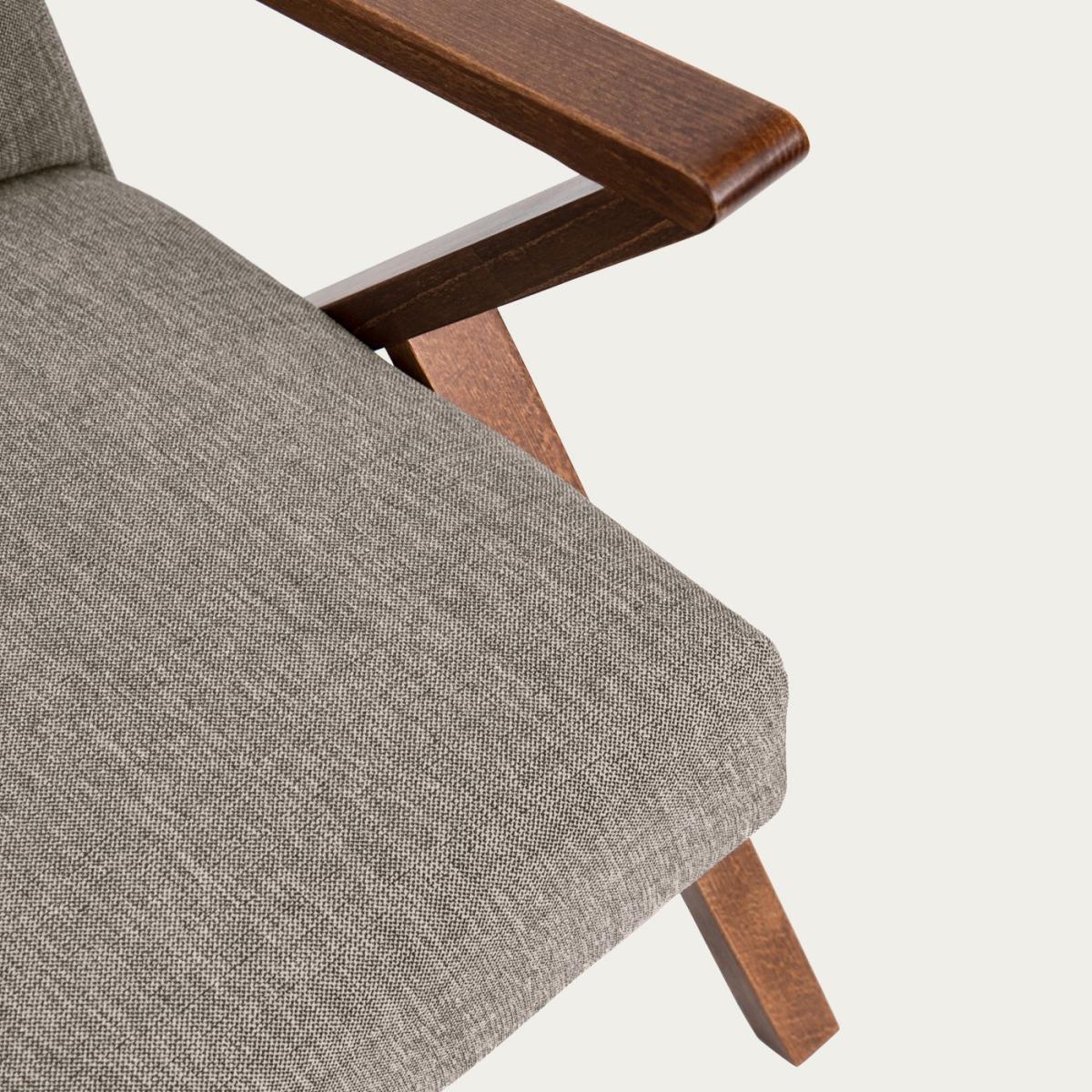 Slate Grey Retrostar Lounge Chair Facility Line – image 3