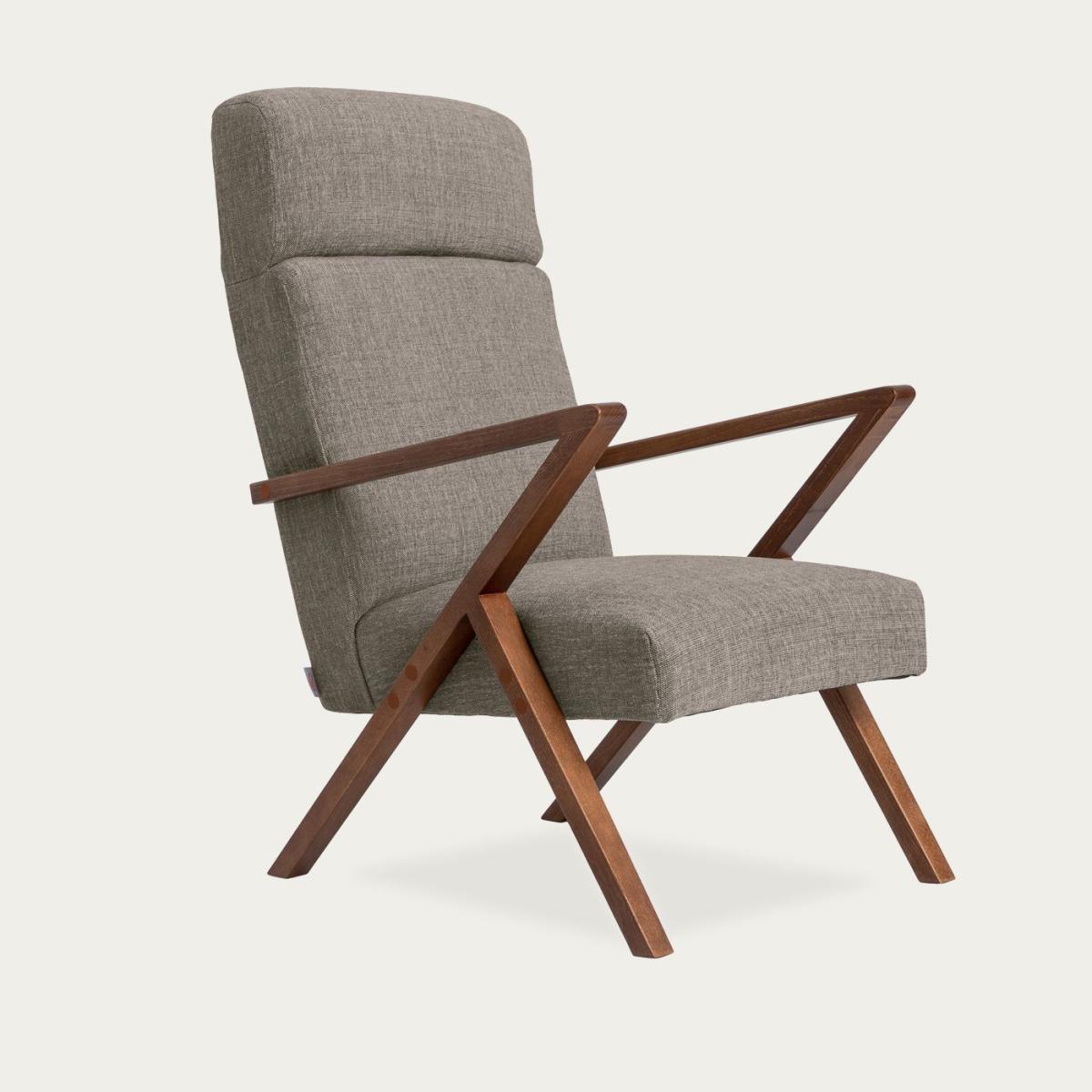 Slate Grey Retrostar Lounge Chair Facility Line – image 5
