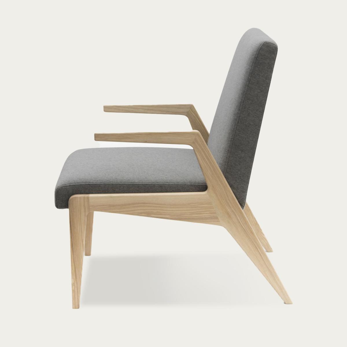 Grey R1378 Melange Armchair - Ash – image 5