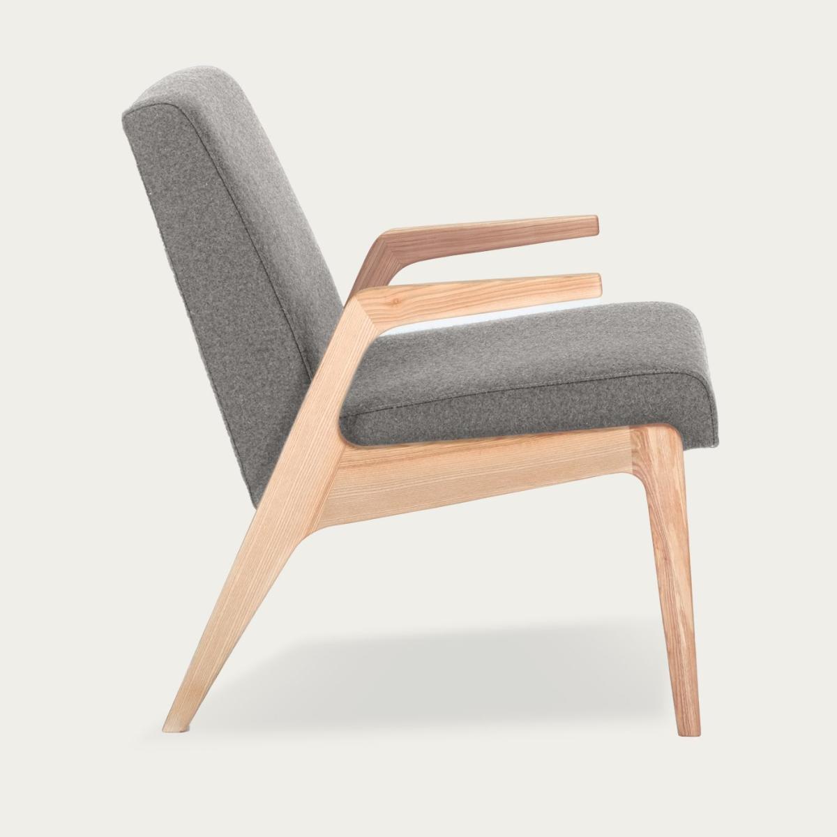 Grey R1378 Melange Armchair - Ash – image 8