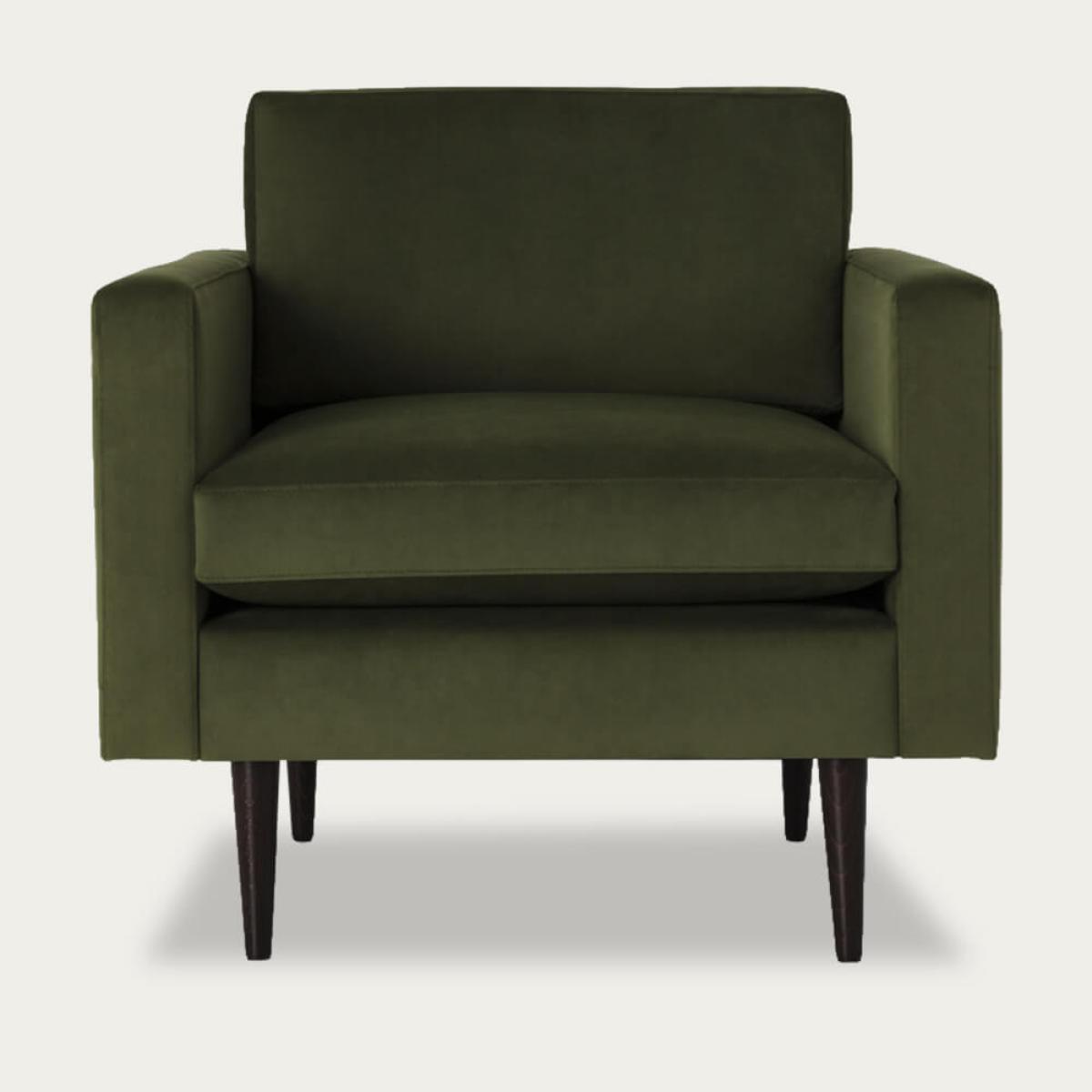 Vine Model 01 Velvet Armchair