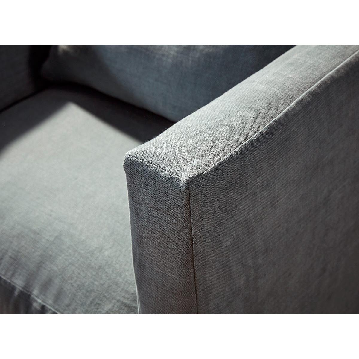 Colmar Armchair – Fog Opulent Cotton Velvet – image 3