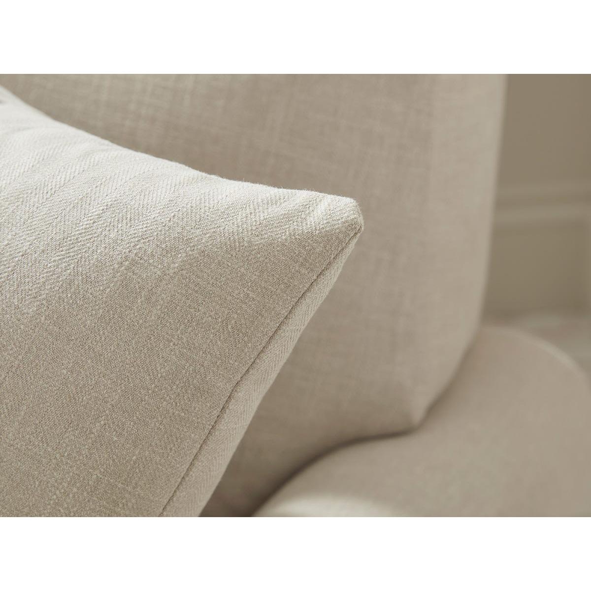 Visby Armchair – Pale Stone Opulent Cotton Velvet – image 3