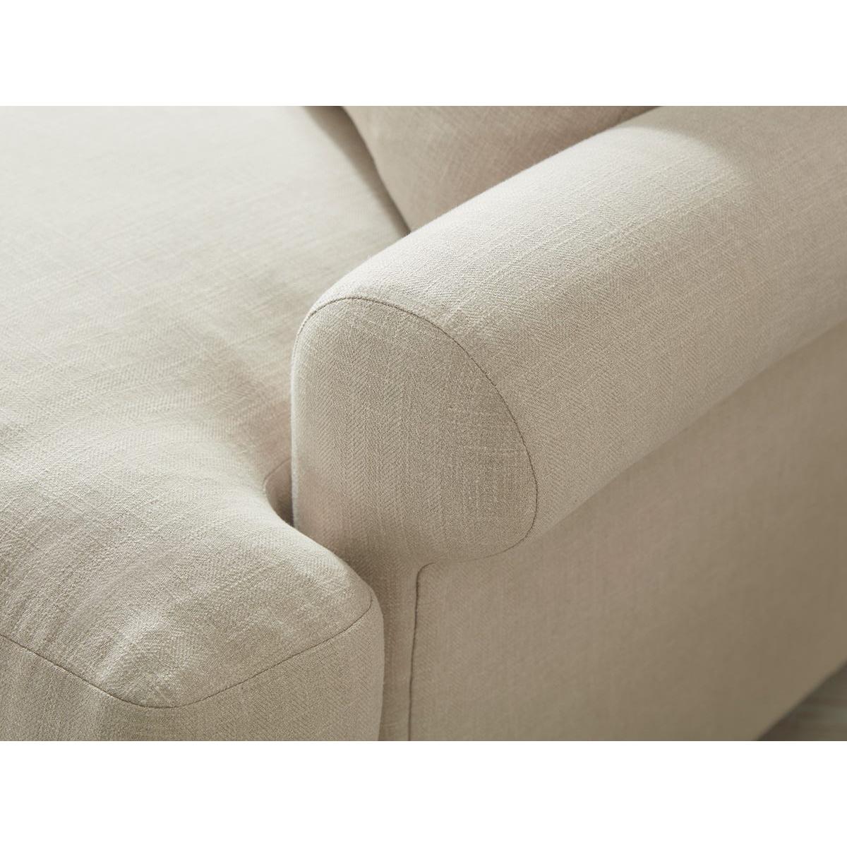 Visby Armchair – Pale Stone Opulent Cotton Velvet – image 4