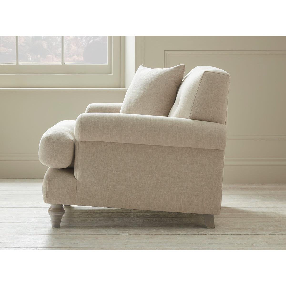 Visby Armchair – Pale Stone Opulent Cotton Velvet – image 7