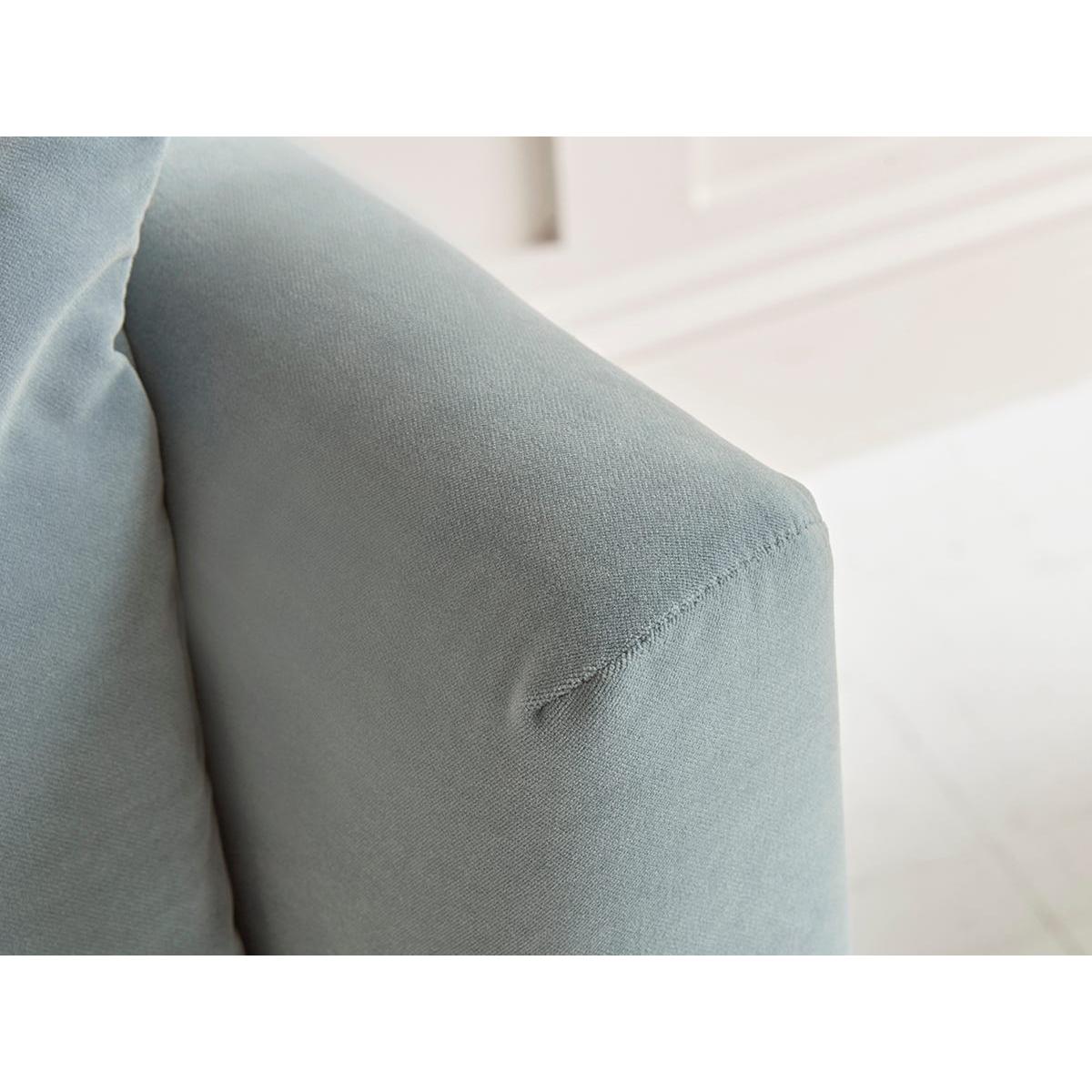 Geneve Love Seat – Sand Herringbone – image 3