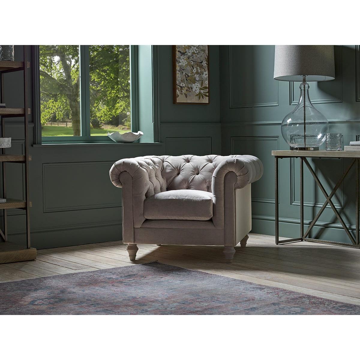 Dalvik Armchair – Carbon Opulent Cotton Velvet – image 2