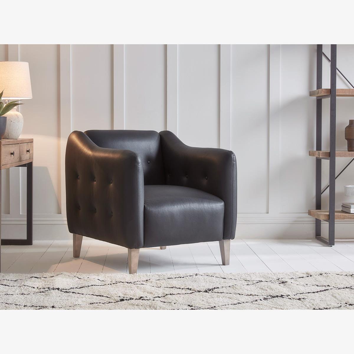 Narvik Armchair – Fern Herringbone – image 1