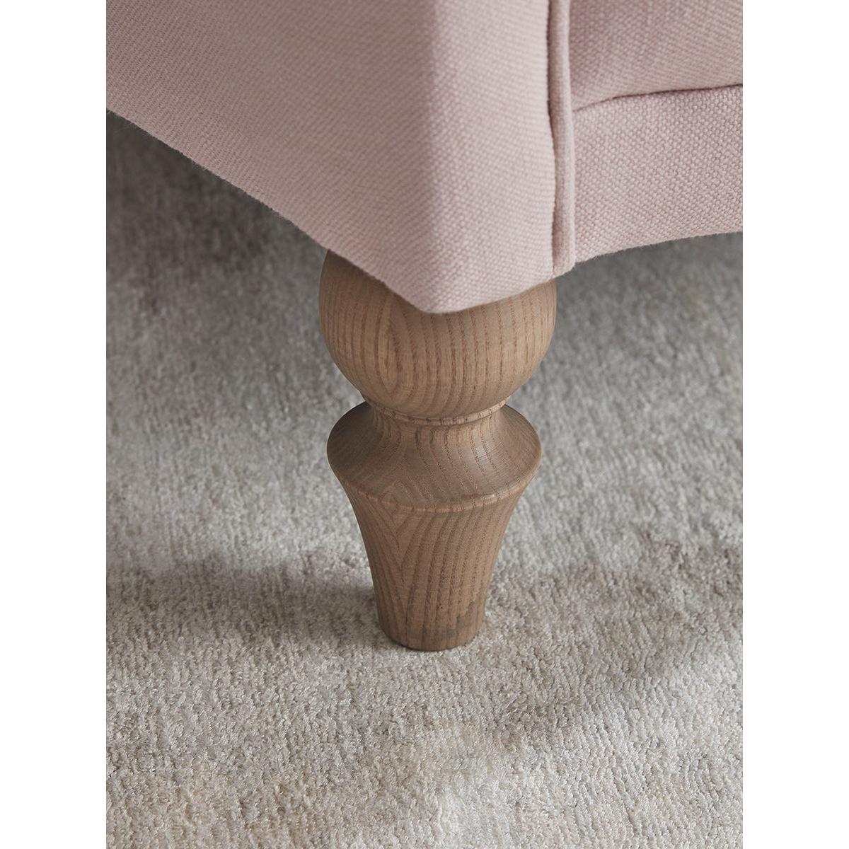 Lucille Armchair - French Blue Linen Cotton Blend – image 4