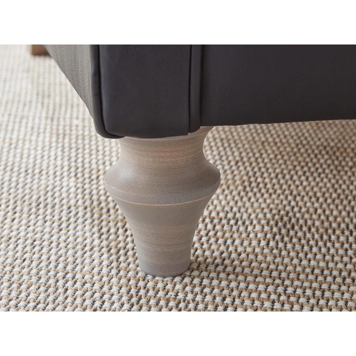 Giverny Armchair – Grey Leather – image 4
