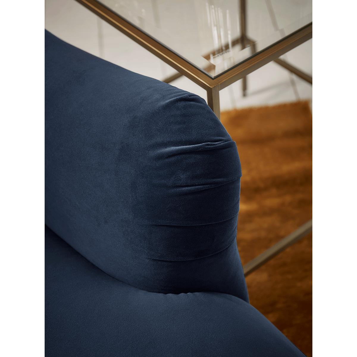 NEW Margeaux Loveseat - Mid Blue Velvet – image 2