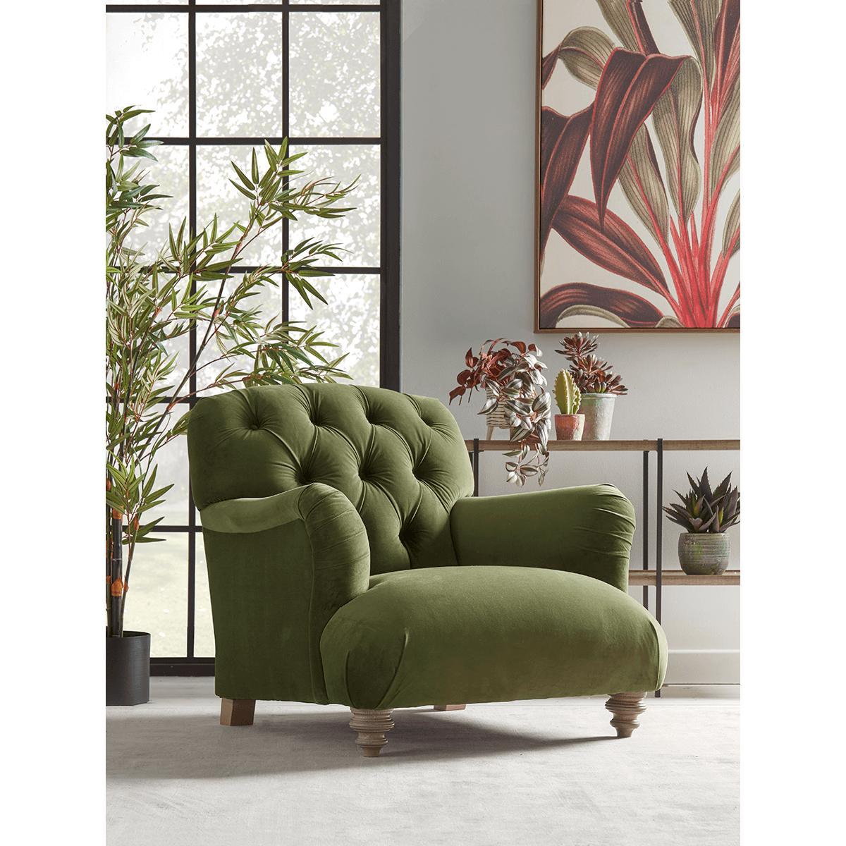 NEW Margeaux Armchair - Navy Velvet – image 1