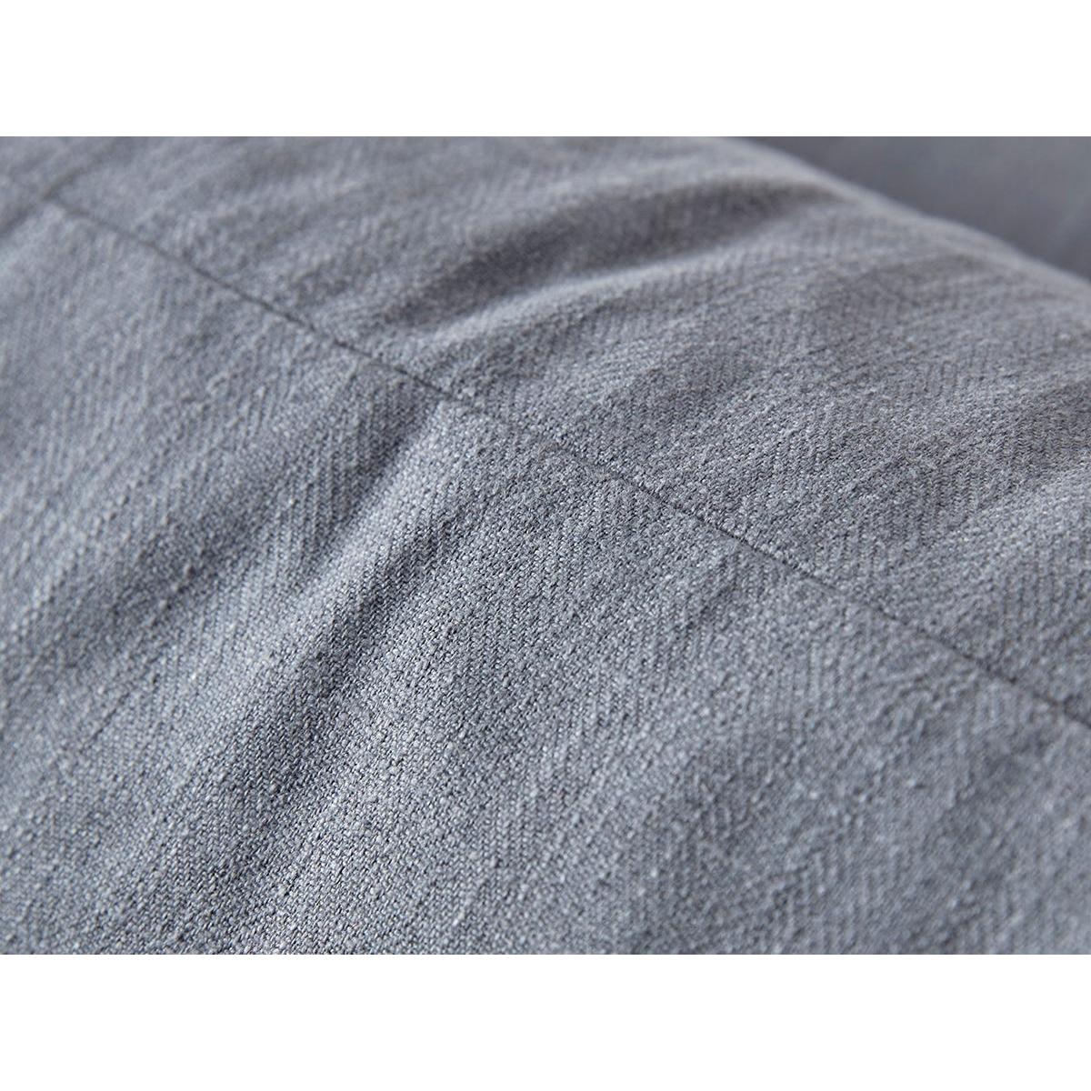 Palma Love Seat – Pewter Cotton Linen – image 5