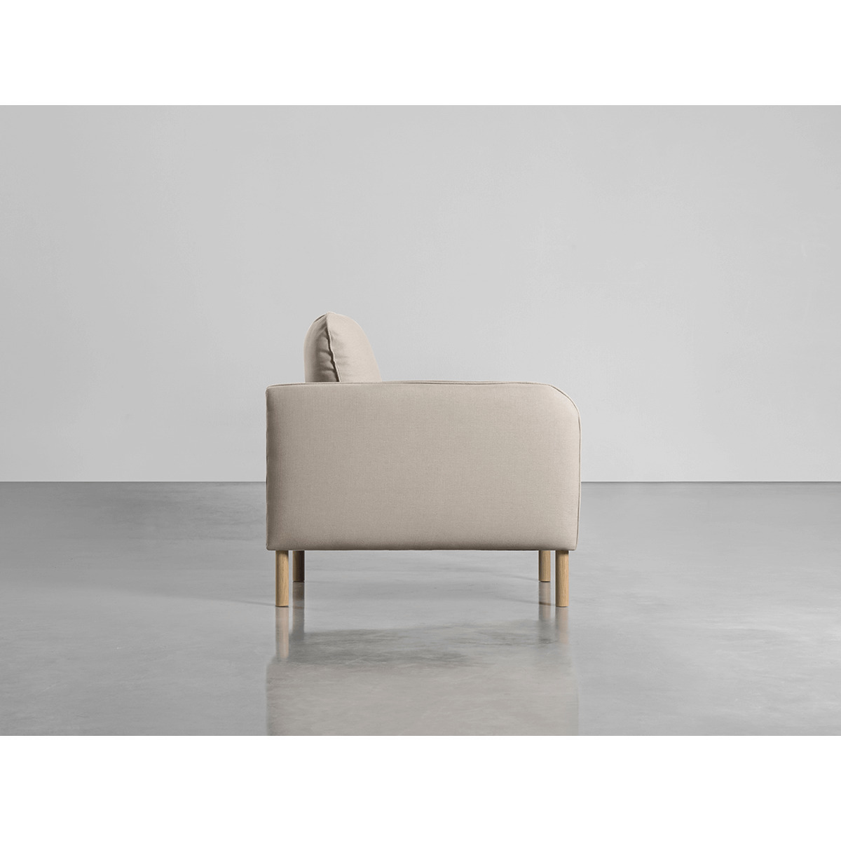 Scandi Armchair Birch Linen Cotton Blend – image 2