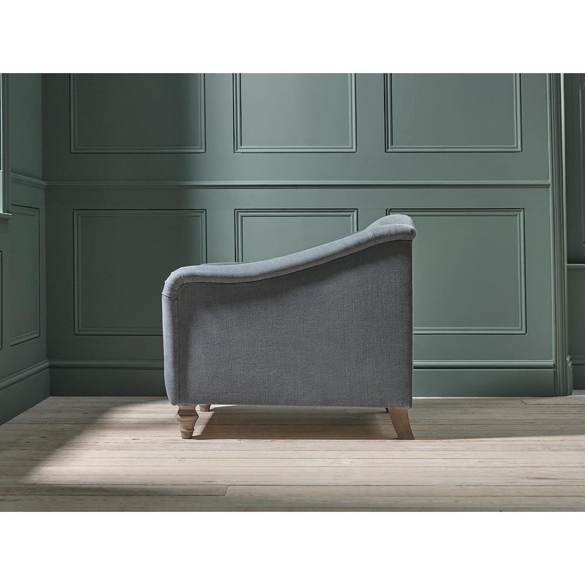 Assan Armchair – Navy Opulent Cotton Velvet – image 9