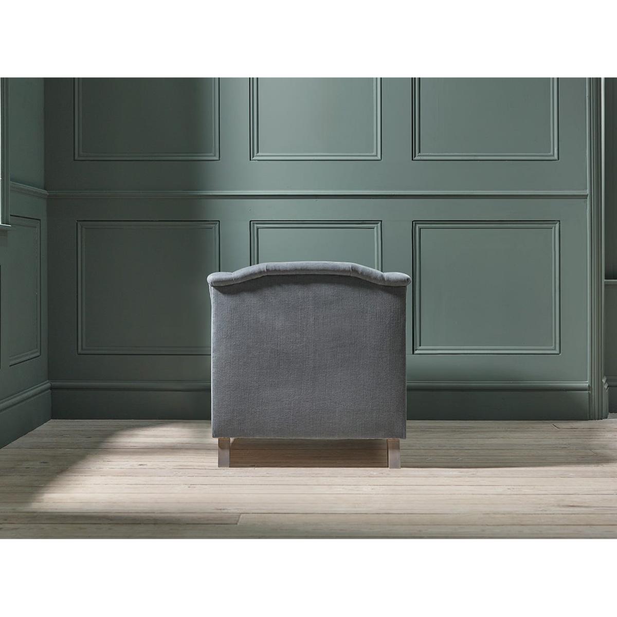Assan Armchair – Navy Opulent Cotton Velvet – image 10
