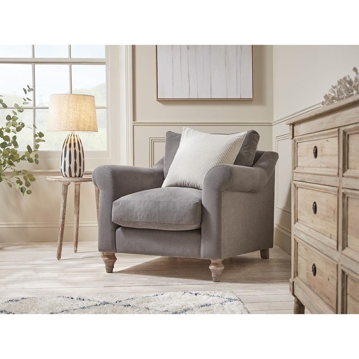 Kalmar Armchair – Navy Opulent Cotton Velvet – image 2
