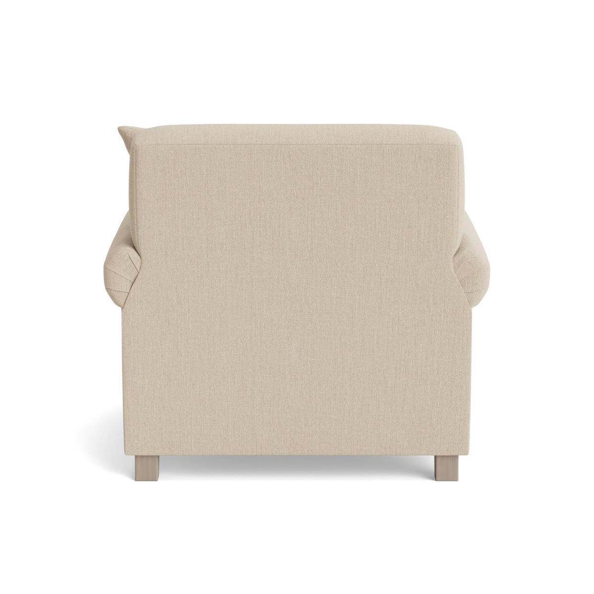 Visby Armchair – French Blue Cotton Stripe – image 12